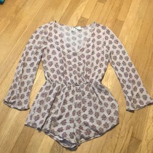 long sleeve romper